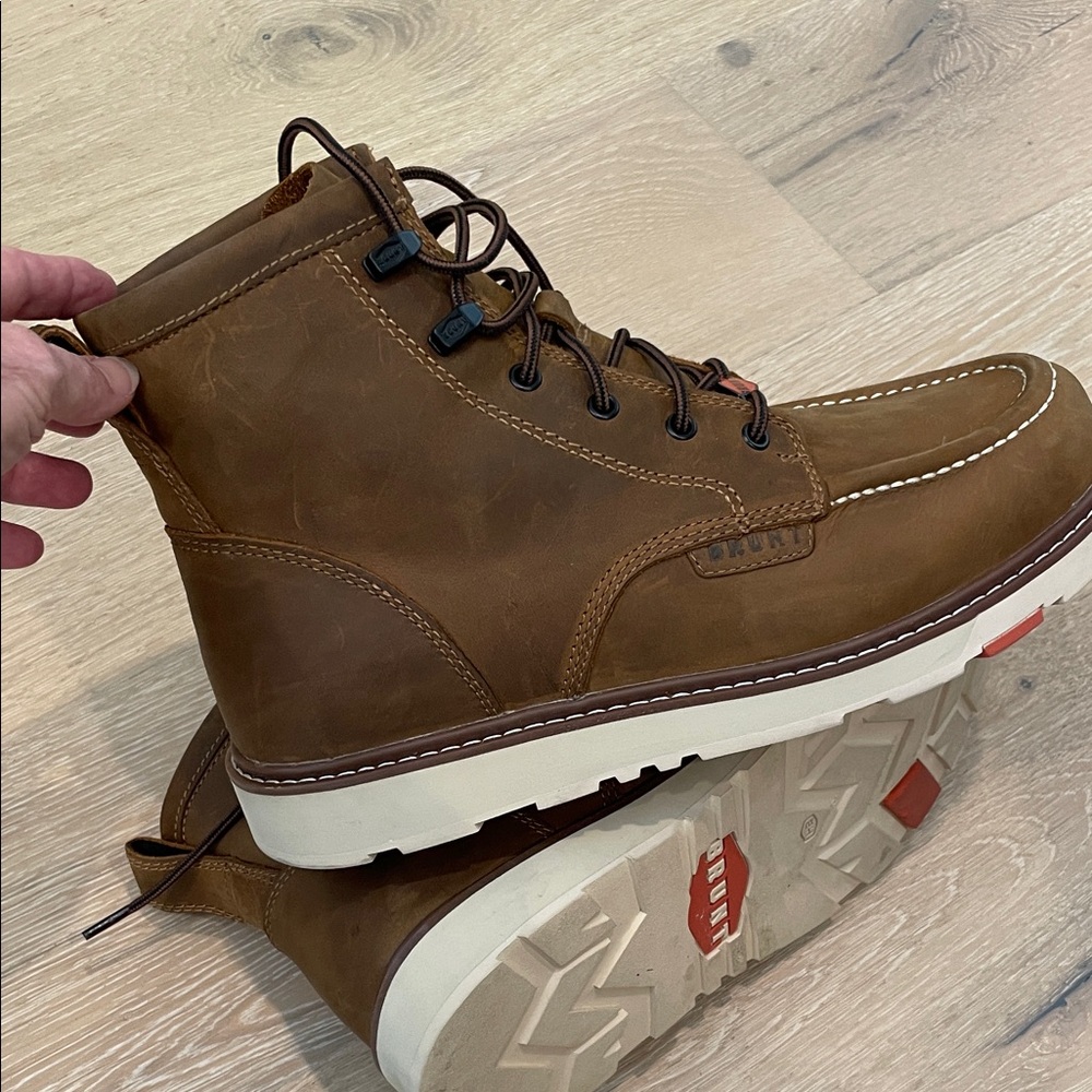 BRUNT Men's Marin Unlined Soft Toe Boots - Brown - EUC with box - Picture 3 of 12